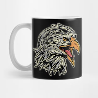 Angry Cartoon Animal Eagle Bird Mug